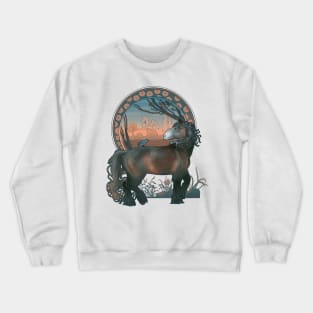 Before Sunrise horse art Crewneck Sweatshirt